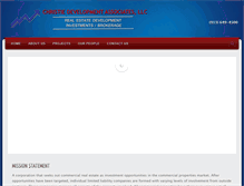 Tablet Screenshot of christiedev.com